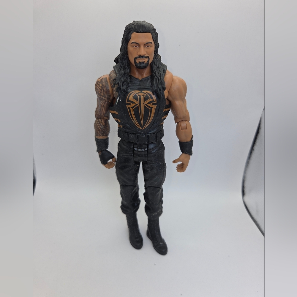 WWE Roman Reigns Action Figure - Black & Brown Gear